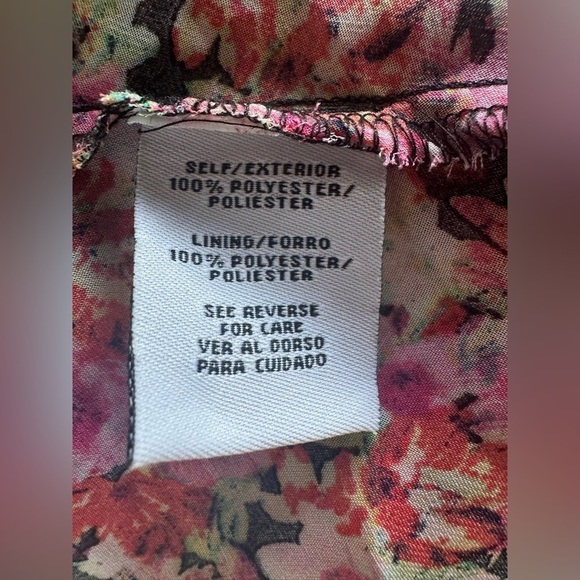 Cottagecore Madison Leigh Floral Sheer Dress 10 Large L - Picture 11 of 13